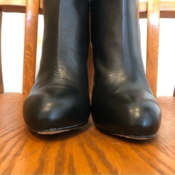 Louise et Cie Black Leather Booties, Size 9.5 - Picture 6 of 12